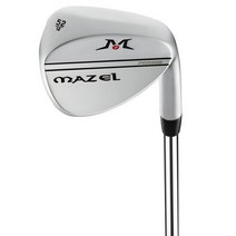 MAZEL 남성용 골프 웨지 세트 (3피스) 또는 개별 골프 웨지 52 55 56 59 60도 갭 웨지 샌드 웨지 롭 웨지 오른손 (로즈 골드 60도 롭 웨지), Silver 52D Gap Wedge
