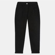 <유솔> 더워도 패션은 포기 못 해>< 밴딩 주름 배기 데님 ULTJ21251 블랙 블루 인디안블루