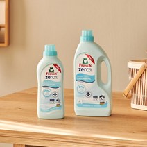 프로쉬 몰 제로 세탁세제 1.5L섬유유연제 750ml 구성! 아토피피부용 의류 세제, 제로 세탁세제 1개 + 유연제 1개
