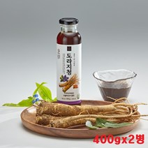 꿀그린 도라지청 프리미엄 국산 벌꿀 3% 도라지 추출액함유 모과농축액 식물혼합추출액 도라지농축액 엑기스 즙 부모님선물세트 올리고당 온가족 건강식품 400gx2병 4병