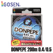 고센 돈페페 4합사 PE 200M 3호 JAPAN 5색마킹 지깅문어외줄, 200M 3호-4906365058150