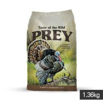 토우 강아지 토우프레이 송어 독 건식사료, 2개, 1.36kg, 칠면조