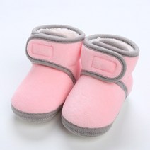 신생아 아기 신발 첫걸음 첫돌 보행기화 베이비 걸음마 솔리드 폼폼 스노우 부츠 여아용 남아용 유아 워밍 패션 편안한