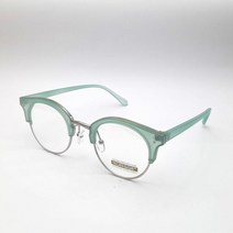 (rorgge) 남자 여자 가벼운 원형 하금테 안경 5019