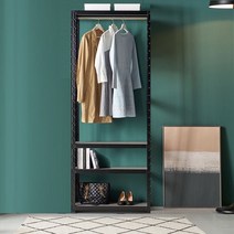 아도라하우스 무볼트 시스템행거1봉+블라인드set 1200x400x2100 4단, one color