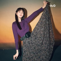 [온플]더엣지 22FW 어텀 플로럴 스커트