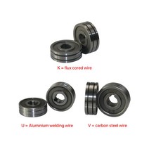 와이어 피더 U V K 휠 롤러 0.8mm 1.0mm 1.2mm 더블 사이즈 MIG 용접기 용접 피딩 머신, 11 0.35MM-0.45MM-U