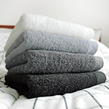 송월타월 블랙라벨 40수 코마사 210g 호텔수건, 색상:화이트