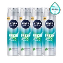 니베아 맨 프레시킥 쉐이빙 젤 200ml X 4