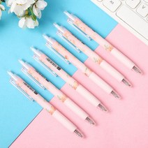 피치 복숭아 프레스 볼펜 판촉볼펜 사무실볼펜, 1개, 색상