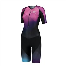 인라인 스케이트 cudomotus Racing suit short sleeve suit, 노란색, s