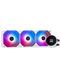 ARGB 수냉쿨러 CPU팬 화이트 올인원 라지에이터 모터, 프로즌 매직 240 BLACK ARGB 판타지