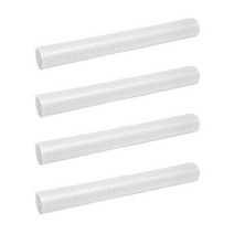 4pcs 냉장고 라이너 매트 세척 가능한 냉장고 패드 라이너 방수 오일 방지 냉동고 선반 캐비닛 서랍, 하얀색, 4개