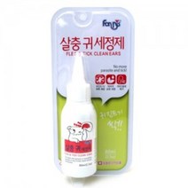 (주)웰펫컴퍼니 국산 강아지 고양이 포비스 살충 귀세정제 100ml, 1개