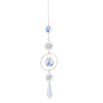 썬캐쳐 여름모빌 자개모빌 썬캐쳐만들기 조개모빌 휴양지인테리어 크리스탈 suncatcher 프리즘 레인보우 체이서 문 스타 크로스 플래닛 펜던트 홈 교수형 창 정원 장식 선물, 10