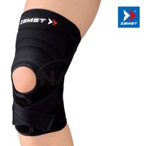 잠스트 ZAMST ZK-7 무릎보호대 무릎 좌우 흔들림을 잡아주는 서포터, 블랙/S