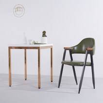 가구느낌 비올렛-목재팔걸이 체어 1+1이벤트, 브라운(1+1)