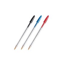 [코리아문구사] 빅 크리스탈 유성펜 1.0mm, 적색
