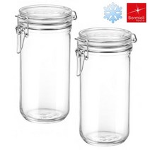 [천삼백케이] [매일주방] 냉동 유리병1000ml 2P세트 밀폐용기 피클 긴 잼 과일청 원두보관, 단품