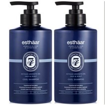 에스따르 아로마틱 오일 케어 헤어 앤 스칼프 쿨샴푸 500ml x 2개