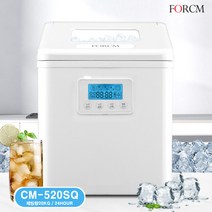 얼음 제빙기 CM-520SQ 가정용 / 업소용 / 캠핑 / 카페 일20Kg 파워제빙/ 미니 아이스메이커 D