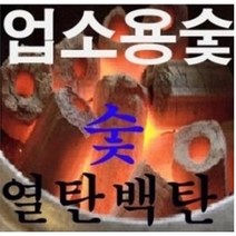 번개탄 연탄숯 착화탄 점화탄 난로 장작 갈탄 열탄 식당숯 식당용숯 백탄 바베큐참숯 바베큐숯 차콜 차콜숯, 열탄1박스