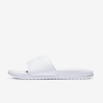[국내매장판] 나이키 NIKE 베나시 JDI 슬리퍼 흰색 여성용 343881-115