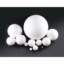 스티로폼공 스티로폼볼 구 알갱이 백구 우드락볼 10mm~200mm, 10mm, 50개