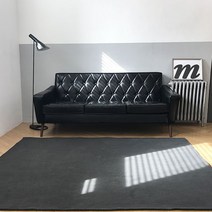 피그먼트 면러그 사계절용 거실 서재 카페트 논슬립, 아이보리_60x180cm