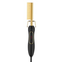 무선뿌리고데기 헤어스타일러 Hair Straightener Brush Electric Heating Wet Dry Use Curler Portable Styling Hairbru, [02] EU, [01] 금