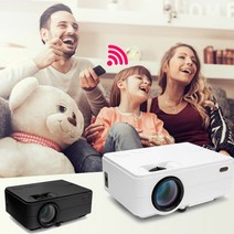 LG V50 ThinQ 5G 휴대용 미니 빔프로젝터/캠핑용/가정용, RE343S-블랙