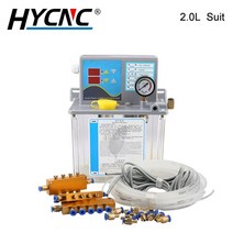 습동유 공급기 펌프 공급장치 분배기 주입기 자동 CNC N자동 윤활 오일 펌프 1.5L 2L 공작 기계 디지털 전, 03 2.0L  Suit_02 4MM