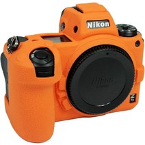 월드몰/ Nikon Z7ii 보호용 고무 소프트 카메라 커버 백용 실리콘 젤 케이스 블랙, Oragne