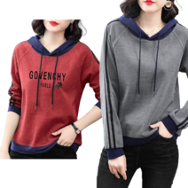 L.ONLINE SHOP봄가을 여성 후드티 후드티셔츠 맨투맨 티셔츠 후드티 후드집업 후드코트 힙합패션
