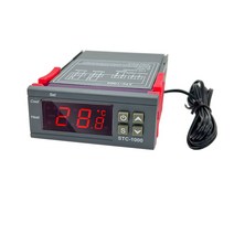 3차원측정기 3차원 디지털 온도 조절기 인큐베이터 릴레이 LED 10A 난방 냉각 STC-1000 STC 1000 12V 24V 2, 03 AC 110V-220V