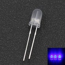 100 피스 F5 5MM LED 다이오드 모듬 키트 밀짚 모자 백색 붉은색 파란색 녹색 노란색 DIY 발광, [18]  - blue