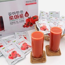 갈아서 끓인 생생 토마토즙 100% 30포/50포 / 과일야채즙 야채수 종합야채즙, 02. 토마토즙 50포(손잡이형)
