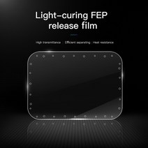 creality 3d sla ld-006 fep 릴리스 필름 ld-006 halot-sky uv 수지 3d 프린터 부품 용 2661900.15mm, 2pcs 필름
