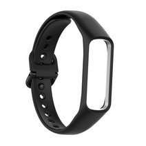 교체 실리콘 밴드 스트랩 다양한 스포츠 팔찌 스트랩 조절 소프트 시계 bund 스트랩, 블랙, 설명
