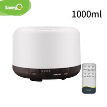 초음파 가습기 미스트 메이커 saengq 전기 아로마 디퓨저 300ml 500ml 쿨, 협력사, 우리를, 다크 커피 1000ml