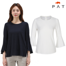 PAT 라운드 소매러플 티셔츠