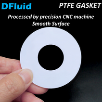 PTFE 가스켓 BSPP 플랜지 위생 실린더 플랫 링 5 6 8 10 12 15 18 20 30 mm 압력 게이지 개, 20 ID 6mm x OD 16mm_01 2MM