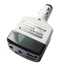 DC 12V/24V ~ AC 220V 전력 인버터 전압 변환기 휴대용 USB 자동차 인버터