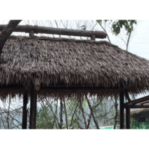 이엉 처마 초가 장식 플라스틱 농가 지붕 볏짚 나무, B