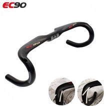 EC90 풀 카본 핸들바 자전거 로드바이크 스템 핸들 UD 매트 탄소 400/420/440mm 로드 바이크용 탄소섬유, 03 440mm
