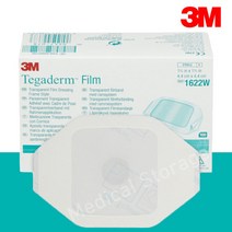 3M 테가덤 1624w 1박스 투명 멸균 드레싱밴드 방수반창고 타투필름 Tegaderm