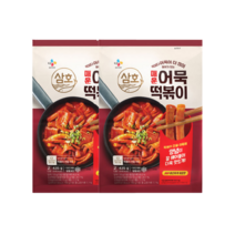 CJ씨푸드 삼호 매운 어묵떡볶이 435g (냉동) 밀떡볶이/봉어묵/포어묵 즉석 오뎅떡볶이, 2개