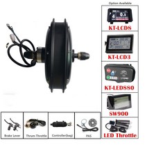 컨트롤러 스로틀 겸용 전동 경량 48V 1000W 지방 Ebike 모터 전기 자전거 컨트롤러 디스플레이 속도 스로틀, 06 Motor Only, 13 36v500w RF190