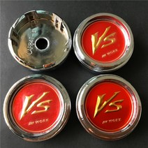 bbs휠VS W WORK 웨즈 스포츠 휠 센터 허브 캡 자동차 스타일링 커버 엠블럼 배지 로고 림 액세서리 4, 09 K