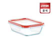 코렐 파이렉스 사각 프레쉬락 4면 밀폐용기 1.9L, 단품